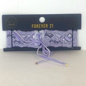 NEW…Lavender lace choker OS (one size) from Forever21